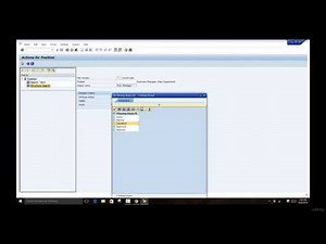 Creating a New Position in SAP HR