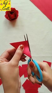 2.4M views · 40K reactions | Art of the day  #reelsfb #reels #reelinstagram #viral #trending #instagood #lastday #craft #diy #diyroses #redrose #viralreels #flower #explore #explorepage #featured | Art and Craft Ideas | Facebook