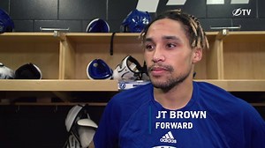 9.3K views · 115 reactions | "There's definitely some things we did wrong last game. We've got to work harder, make sure we're first on pucks." Practice day | JT Brown: | Tampa Bay Lightning | Facebook