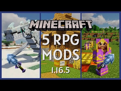 Top 5 AMAZING Minecraft RPG Mods for 1.16.5