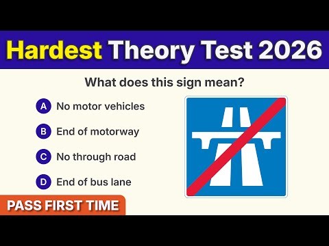 Theory Test 2026 UK Revision | HARDEST Official DVSA Styled Question & Answer | PASS FIRST TIME
