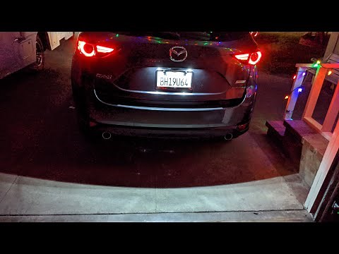 Mazda CX-5 License Plate LED install