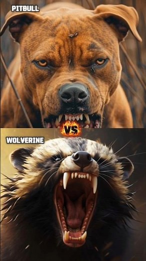 "CLASH OF THE MEDIUMS"PREDATOR SHOWDOWN, PITBULL VS WOLVERINE ETC,#ai#dog #shorts