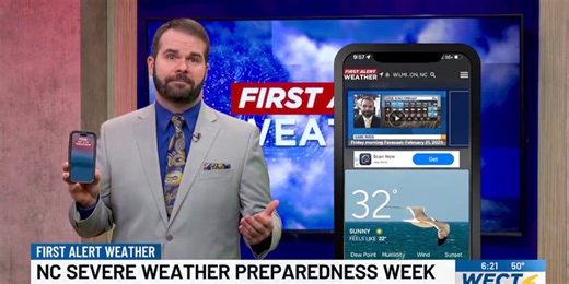 Set up the WECT Weather app ahead of Severe Weather Preparedness Week