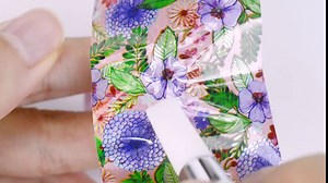 Holographic Nail Foil Transfer Stickers Decals, Graffiti Nail Polish Sticker Sheets, Flower Lips Heart Letter Nail Art Designs Supplies for Nail Transfer Glue Polish, Acrylic Nails Film Decorations