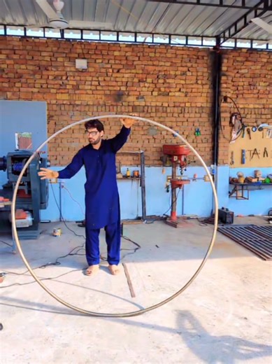 Easy Trick for Making Iron Pipe Rings Without a Bending Machine