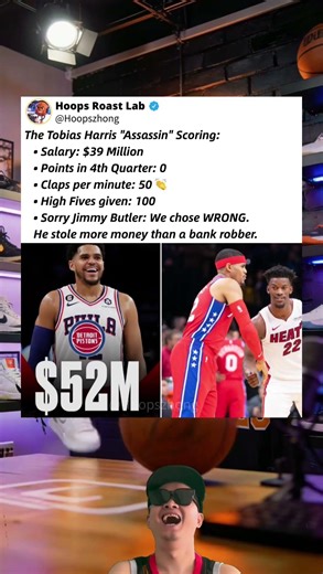 Tobias Harris vs Jimmy Butler: The $39M Heist 🤯 #nba #basketball