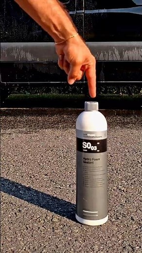 YOU WON'T BELIEVE THE EFFECTS.. Before & After: Hydro foam sealant form Koch Chemie