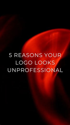 🚫 Stop Using Bad Logos!✋5 Reason your Logo looks Unprofessional #shorts #tips