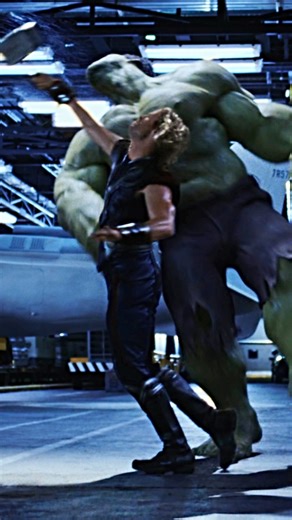 Hulk vs. Thor🔥😎 #action #movie #avengers | God of Gaming