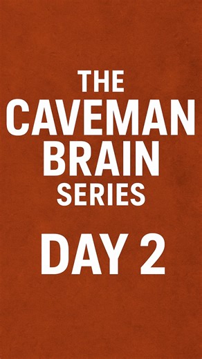 🎥 Day 2 — The Caveman Brain Series: You can’t heal your hormones while your brain still thinks you’re starving. Alright, we talked about how your caveman brain — that ancient part of your survival system — gets triggered when you don’t eat enough or cut carbs too low. Today, let’s talk about what happens next. When your brain senses “danger” — meaning low fuel, skipped meals, or chronic restriction — your hormones shift instantly. Your cortisol goes up to keep you alert. Your thyroid slows down