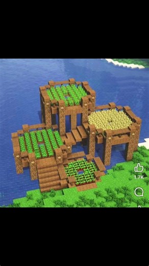Minecraft easy farm build ideas, that you might just want!#foryou #viral #minecraft