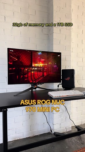 ASUS ROG NUC 970: Powerful Mini PC with ROG Swift PG32UCDM QD-OLED Monitor