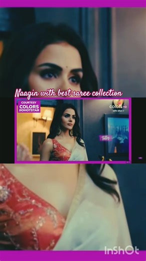 Naagin with best Saree collection 🥵🤌 Naagin 7 new promo colors tv #priyankachaharchoudhary #naagin7