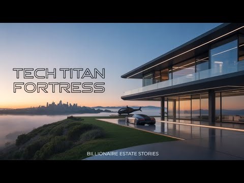 Inside the $400M Silicon Valley Tech Titan Fortress | Ultra-Modern Billionaire Estate Tour