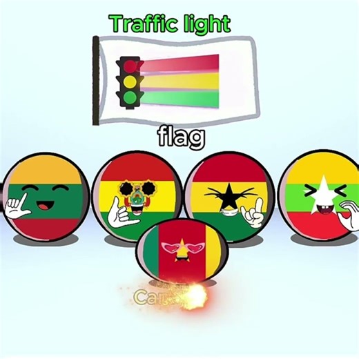 common features of the flags #countryballs #flags