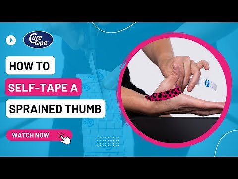 How to Tape Skier’s Thumb or a Sprained Thumb » Kinesiology Taping Instructions » CureTape