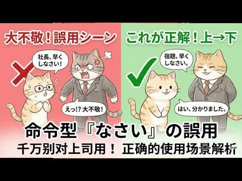 命令型的误用 | 命令型的誤用 | 命令形の誤用 #日语学习 #日语口语 #日语敬语#职场日语 #日本文化 #在用日英语实验室 #日语播客