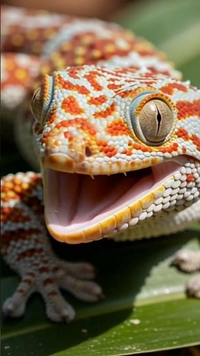 Tokay Gecko Sound #shorts #reptiles #gecko #tokaygecko #lizard