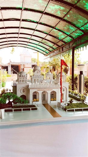 #gurudwara #sahib #waheguruji #🙏. This unique Gurdwara Sahib model made by VSF crafters. ￼