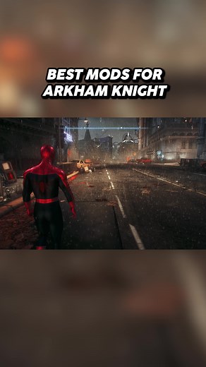 The Batpod in Arkham Knight | arkham knight spiderman