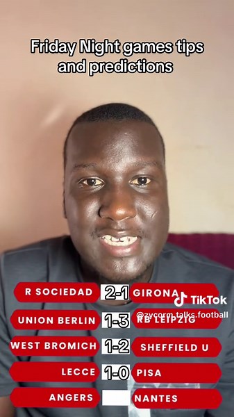 Friday Night Games Tips and Predictions