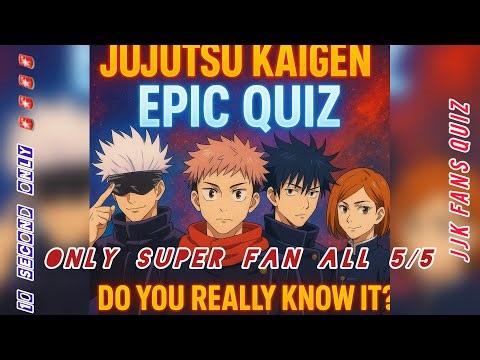 Try guess characters of jjk| Anime Quiz ChallengeOnly 1% Can Guess All These JJK Characters 💀🔥