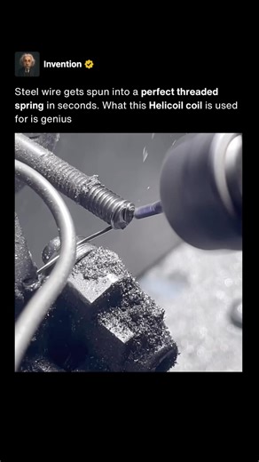 The Genius Steel Coil That Saves Broken Threads ⚙️ #shorts