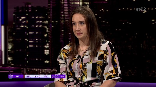 9.4K views · 22 reactions | HT:  2-0  (4-4 agg) Belgium are causing problems on the wing says Karen Duggan, the ex-international is also surprised by Ireland's passivity.  @rte2 & @rteplayer https://www.rte.ie/player/onnow/66546216064  @rte2fm https://www.rte.ie/radio/2fm/  Follow a live blog https://www.rte.ie/sport/soccer/2025/1028/1540950-womens-nations-league-belgium-v-ireland-updates/ | RTÉ Sport | Facebook