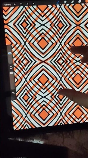 Repeat pattern #procreate #geometricpattern #surfacedesigner #ipadart #ytshorts