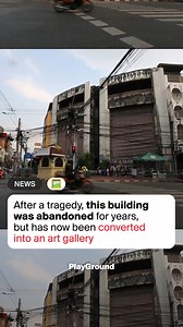 5.8K views | It remained forgotten, after a tragedy, but now it’s a space for art. | PlayGround + | Facebook