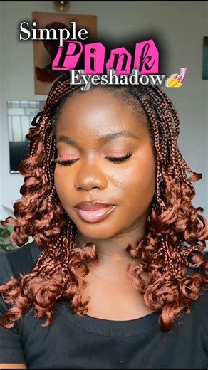 Simple Pink Eyeshadow Tutorial 💖 #eyeshadow #pink #makeuptutorial