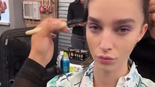 Larissa Marchiori | Ines Di Santo后台reels 和 Christian Siriano婚纱系列拍摄片段