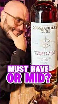 Commanders Club Grand Reserve Kentucky Straight Bourbon Whiskey Review🥃 Must have or Mid for $200+?