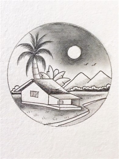 Create Stunning Circle Scenery Drawings