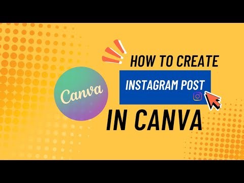 How to create an Instagram Post in Canva
