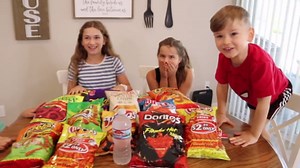 I can't believe how spicy these chips are! 🌶️