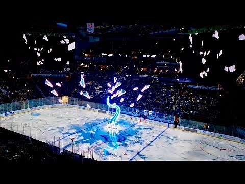 Seattle Kraken "Release The Kraken" Stadium Introduction Climate Pledge Arena 2022 4K UHD