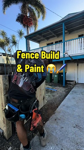 Fence Build & Paint - Carpenter Work Practice Vlog