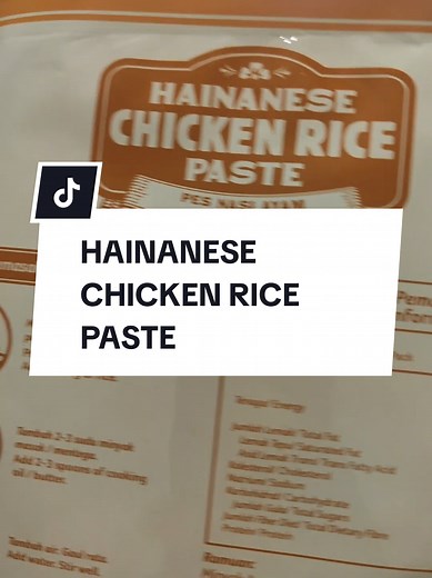CHICKEN RICE PASTE #chickenricepaste #chickenrice #hainanesechickenrice #orientalkopimalaysia #theesha