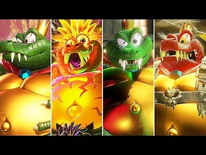 Donkey Kong Bananza - All King K. Rool Boss Fights (4K)