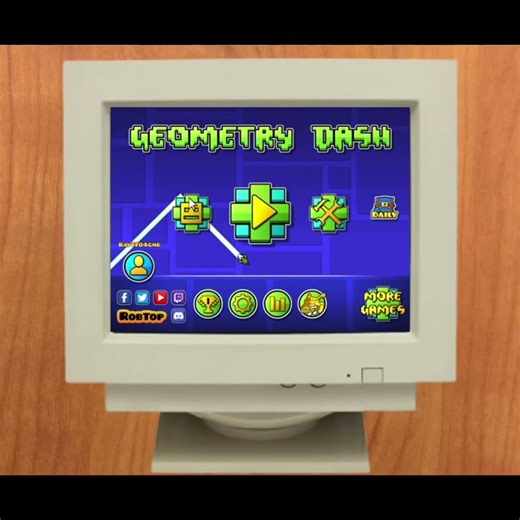 2013 Geometry Dash player visits Modern Geometry Dash #gd #shorts