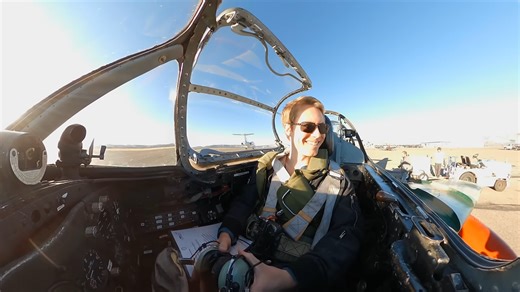 Watch a 1950s jet blast through the sky at 540 mph - "Still fast"