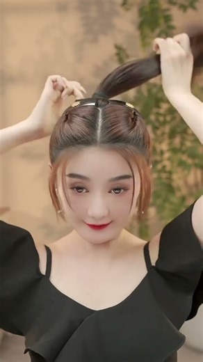 Elegant Hairstyle Tutorial 💕 | Simple & Beautiful Hair Design for Everyday Look ✨