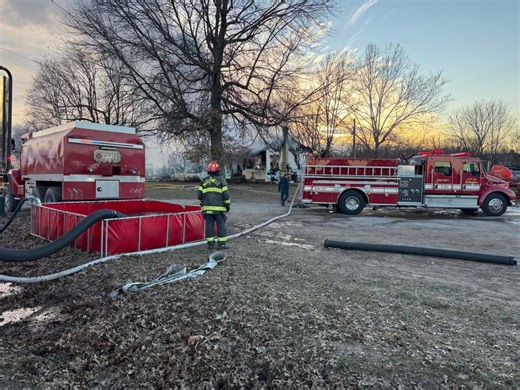 House deemed total loss after fire near Aurora