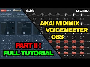 Akai MIDIMIX working LED's in Voicemeeter Potato! A Working Virtual Mixer - Part II