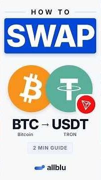 How to Swap Bitcoin (BTC) to USDT(Tron)
