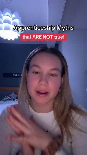 apprenticeship myths that are not true I shouldn’t put you off doing an apprenticeship in the future… #corporate #student #fyp #apprentice #london