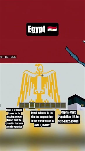 Egypt 🇪🇬 #minecraft #Egypt #geographythroughmaps #viral #viral #history #geography #countryballs