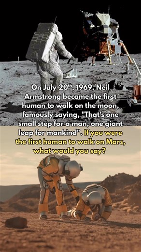 If you were the first human to walk on Mars, what would you say? | Future Worlds